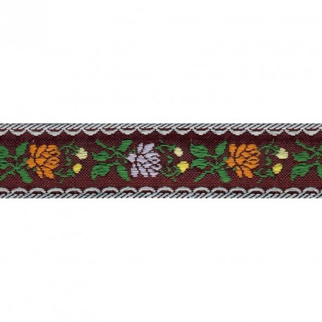 JACQUARD FLEURS 23MM