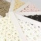 GIPURESPITZE BLUME STRASS