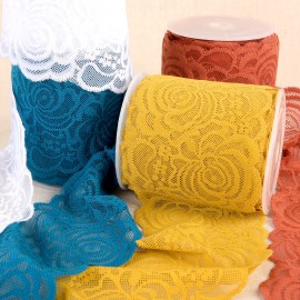 ELASTIC LACE FLOWERS